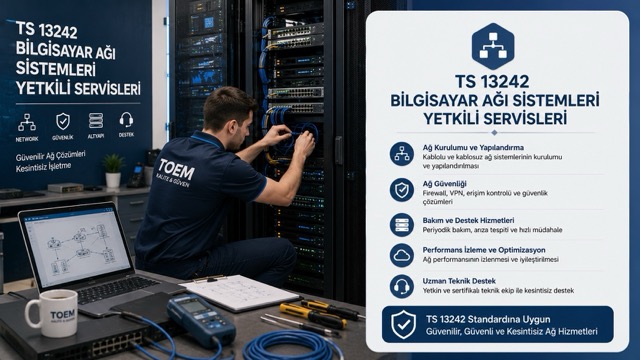 TS 13242 Bilgisayar Ağı Sistemleri Yetkili Servisleri